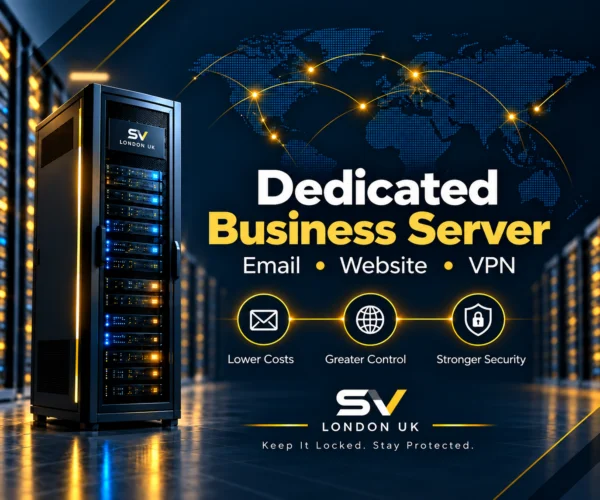 Dedicated business server for email, website and VPN services by SV LondonUK Ltd